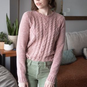 Karen Scott Pink Sweater